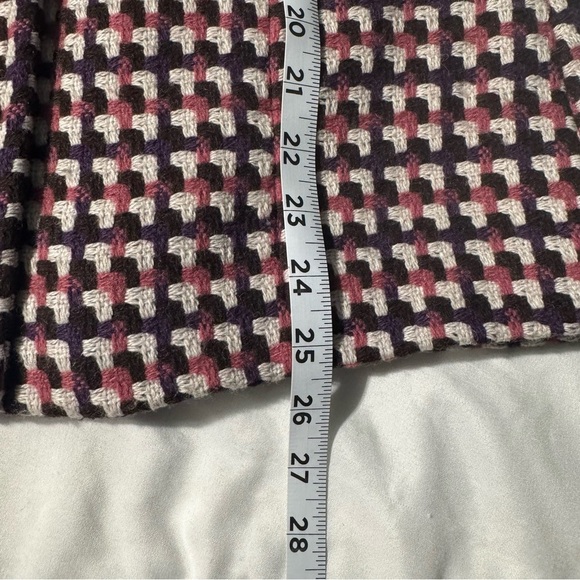 Casade Kelvin Pea Jacket Purple Pink and White Wool Bend Size XS (1) (Juniors) - Picture 12 of 16